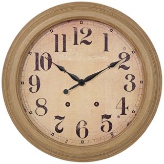 Antique Dial 18" Round Decorative Wall Clock   #W6378