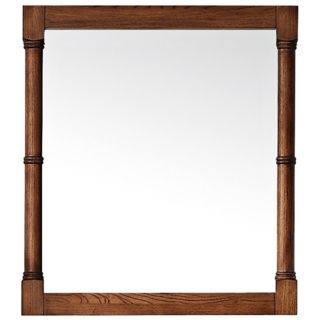 Avanity Montage 28" Wide Chinese Oak Wall Mirror   #V4883