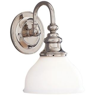 Sutton 10 1/4” High  Polished Nickel Wall Sconce   #F5682