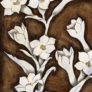 Floral Quartet I Giclee 16" Square Canvas Wall Art   #N1645