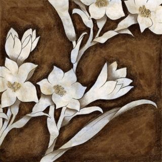 Floral Quartet IV Giclee 16" Square Canvas Wall Art   #N1649