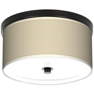 Softer Tan 10 1/4" Wide CFL Bronze Ceiling Light   #K2833 K8712