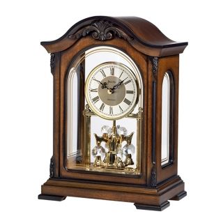 Bulova Newtown 11 1/2" High Mantel Chime Clock   #28853