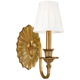 Hudson Valley Empire Aged Brass 12 3/4" High Wall Sconce   #U3034