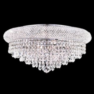 Primo Chrome 10 Light Royal Cut Crystal Ceiling Light   #Y3812