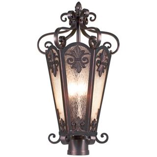 Lonsdale 13 1/2" Wide Antique Sable Outdoor Post Light   #W5030