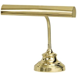 House of Troy Advent 12 1/2" High Polished Brass Piano Lamp   #R3368