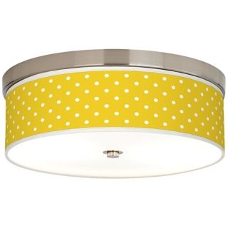 Mini Dots Yellow Energy Efficient 14" Wide Ceiling Light   #H8796 M6003