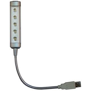 Silver USB Powered LED Computer Light   #N4818