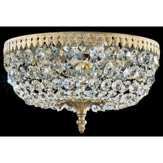 Schonbek Rialto Collection 12" Wide Crystal Ceiling Light   #48334