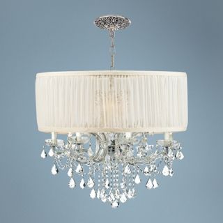 Brentwood Collection Chrome 12 Light Crystal Chandelier   #K4938