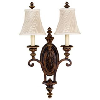 Edwardian Collection 24" High Two Light Wall Sconce   #35339