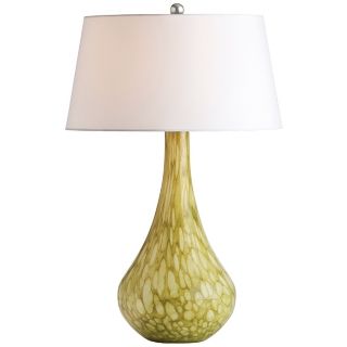 Arteriors Home Santana Spring Moss Swirl Glass Table Lamp   #V5094