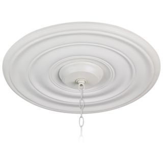 White 18" Wide  Ceiling Medallion   #37621