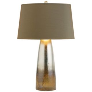 Leopard Silveria Glass Table Lamp   #K5371