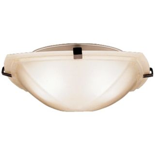 Kichler Etched Sunset Glass 15" Wide Square Ceiling Light   #85394