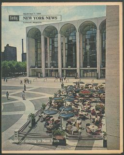 Sunday New York News Julian Bond Cooperstown Lincoln Center 9 7 1969