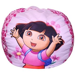 Nickelodeon Dora the Explorer Flowers Bean Bag Chair   #X1398