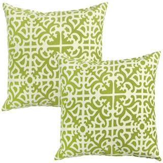 Set of 2 Grass Green Outdoor Accent Pillows   #W6206