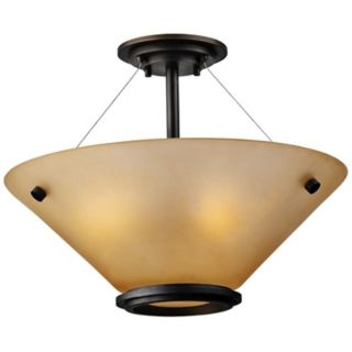 Forecast Town  and Country 20" Bronze Ceiling Light   #92185