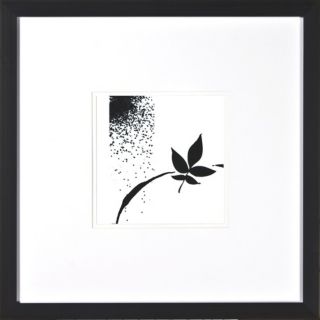 Leaf Silhouette IV Under Glass 20" Square Wall Art   #H1878