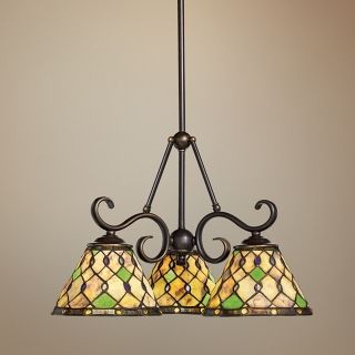 Timeless Traditions 20" Wide 3 Light Chandelier   #J6971