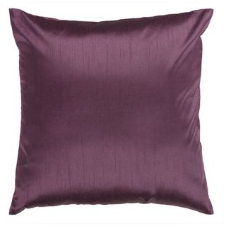 Surya 18" Square Plum Purple Throw Pillow   #V2974