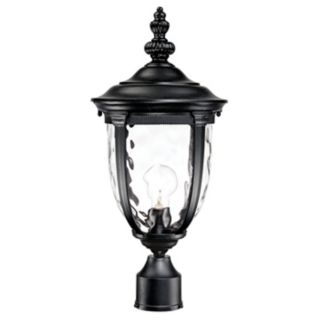 Bellagio Collection 21" High Black Outdoor Post Light   #49288