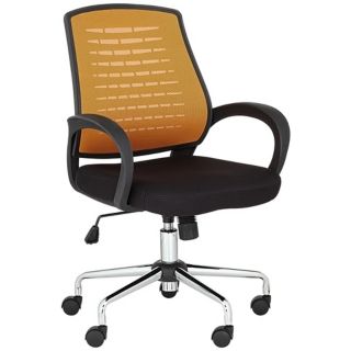 Orange Mesh Back Adjustable Office Chair   #U5679