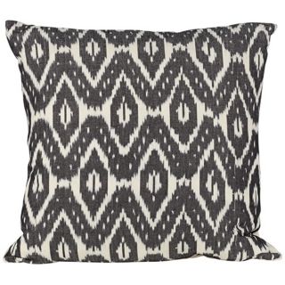 Butterfly Ikat Canvas 20" Square Down Throw Pillow   #W9554