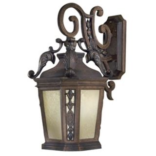 Buckingham 27 3/4" High Prussian Gold Outdoor Wall Light   #27785