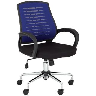Blue Mesh Back Adjustable Office Chair   #U5681