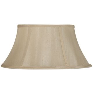 Champagne Modified Drum Lamp Shade 10x16x8.25 (Spider)   #V9730