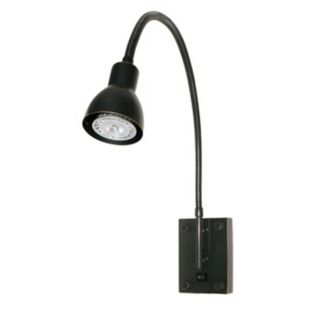 LED Dark Bronze Gooseneck Plug In Swing Arm   #H5399