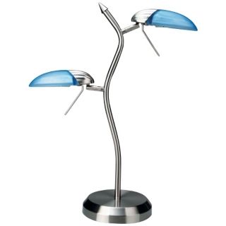 Lite Source Dancer Collection Blue Desk Lamp   #H5784