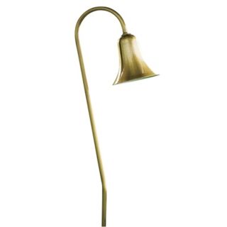 Dabmar Antique Brass Horn Landscape Path Light   #82438