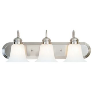 White Frosted Glass 24" Wide Bathroom Light Fixture   #61782 87743