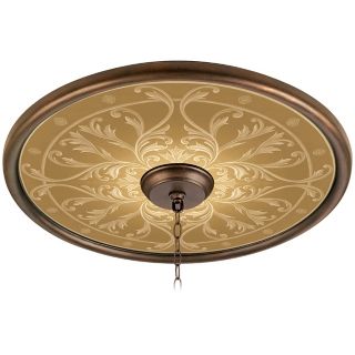 Tracery Spice 24" Wide Bronze Finish Ceiling Medallion   #02777 G7137
