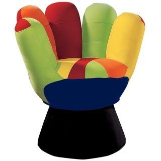 Multi Colored Mitt Chair   #F4046