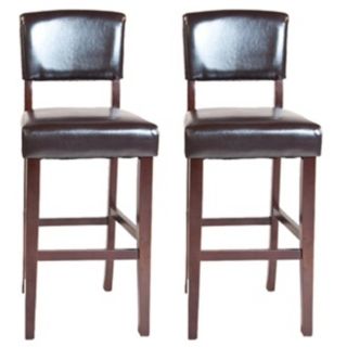 Set of 2 Avalon 29" High Faux Leather Bar Stools   #Y6540
