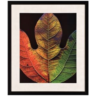 Red, Gold and Green 29" High Wall Art   #J5973