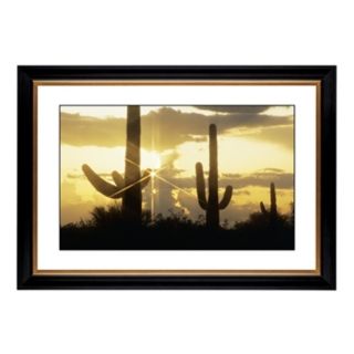 Saguaro Sunrise Giclee 41 3/8" Wide Wall Art   #55912 80384
