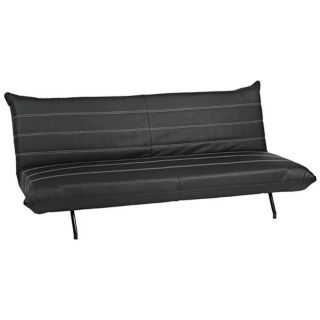 Anna Black Leatherette Sofa Bed   #X7365