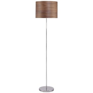 Lite Source Wood Panel Shade Floor Lamp   #26939