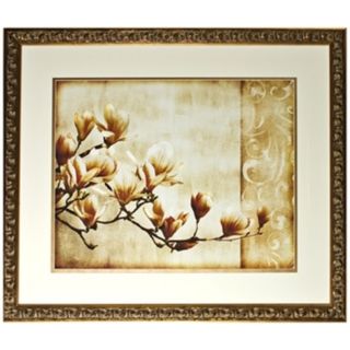 Disney Mulan Cherry Blossom Print Framed 40" Wide Wall Art   #J2901