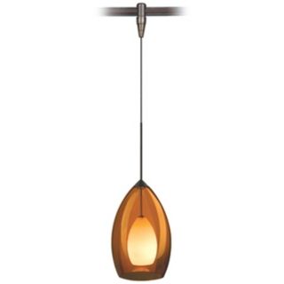Fire Amber Murano Glass Bronze Tech Lighting MonoRail Pendant   #32299 51358