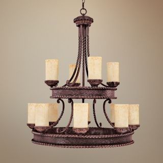 Highlands Collection 41" High Two Tier Round Chandelier   #G3610