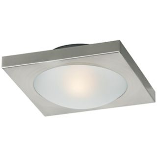 Piccolo Nickel Square 7 1/2" Wide Ceiling Light   #H5071