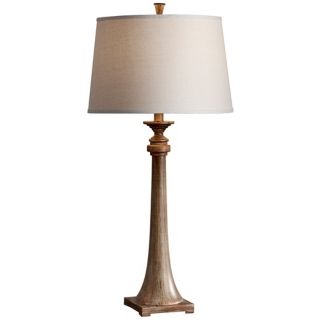 Murray Feiss Canyon Creek Driftwood Copper Table Lamp   #X6646
