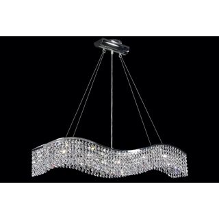James R. Moder Crystal Wave 36" Contemporary Chandelier   #49774